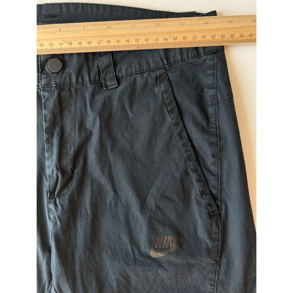 Nike Jogger Sportswear Bonded Tech Woven Essentials Pants Men 30 Black 823363010